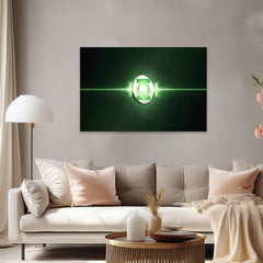 Green Lantern Canvas Wall Art Prints: Power Ring-Inspired Decor