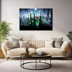 Green Lantern Superhero Canvas Prints: Bold Wall Art for Your Room
