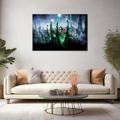 Green Lantern Superhero Canvas Prints: Bold Wall Art for Your Room