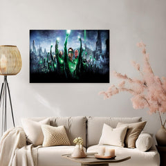 Green Lantern Superhero Canvas Prints: Bold Wall Art for Your Room
