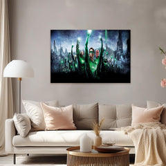 Green Lantern Superhero Canvas Prints: Bold Wall Art for Your Room