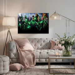 DC Comics Green Lantern Canvas Wall Art: Brighten Your Space with Power