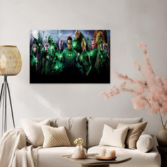 DC Comics Green Lantern Canvas Wall Art: Brighten Your Space with Power
