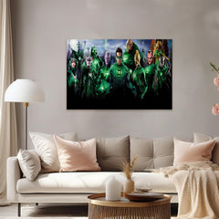 DC Comics Green Lantern Canvas Wall Art: Brighten Your Space with Power