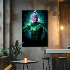 Green Lantern Superhero Wall Art: Modern Canvas Prints for Home Decor