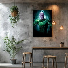 Green Lantern Superhero Wall Art: Modern Canvas Prints for Home Decor