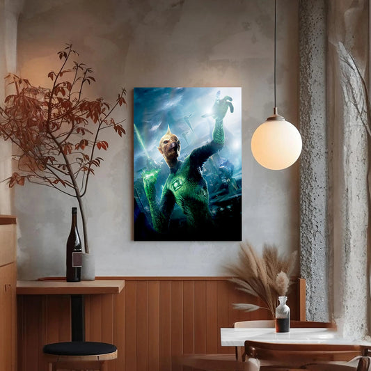 Green Lantern Canvas Prints: High-Quality Decor for Comic Book Lovers