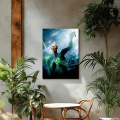 Green Lantern Canvas Prints: High-Quality Decor for Comic Book Lovers