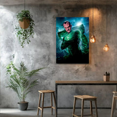 Green Lantern Wall Art: Iconic Superhero Canvas Prints for Your Space