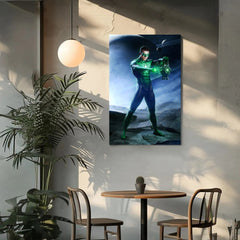 Green Lantern Superhero Canvas Prints: Bold Wall Art for DC Fans