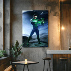 Green Lantern Superhero Canvas Prints: Bold Wall Art for DC Fans