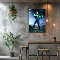 Green Lantern Superhero Canvas Prints: Bold Wall Art for DC Fans