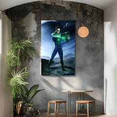 Green Lantern Superhero Canvas Prints: Bold Wall Art for DC Fans
