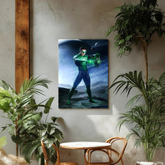 Green Lantern Superhero Canvas Prints: Bold Wall Art for DC Fans