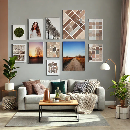 How to Create a Gallery Wall with Canvas Prints