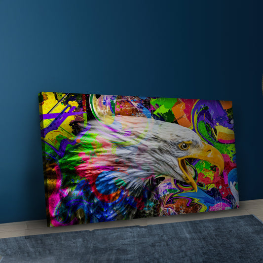 Furious Eagle Canvas Wall Art