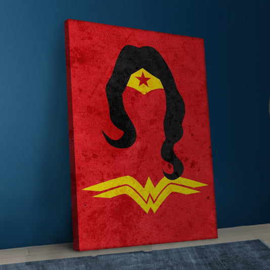 Wonder Women Face Canvas Art