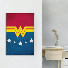 Wonder Women America Canvas Art