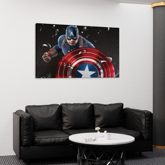 Captain America Canvas Wall Art