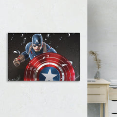 Captain America Canvas Wall Art