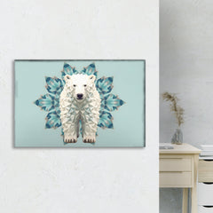 Polar Bear Canvas Wall Art