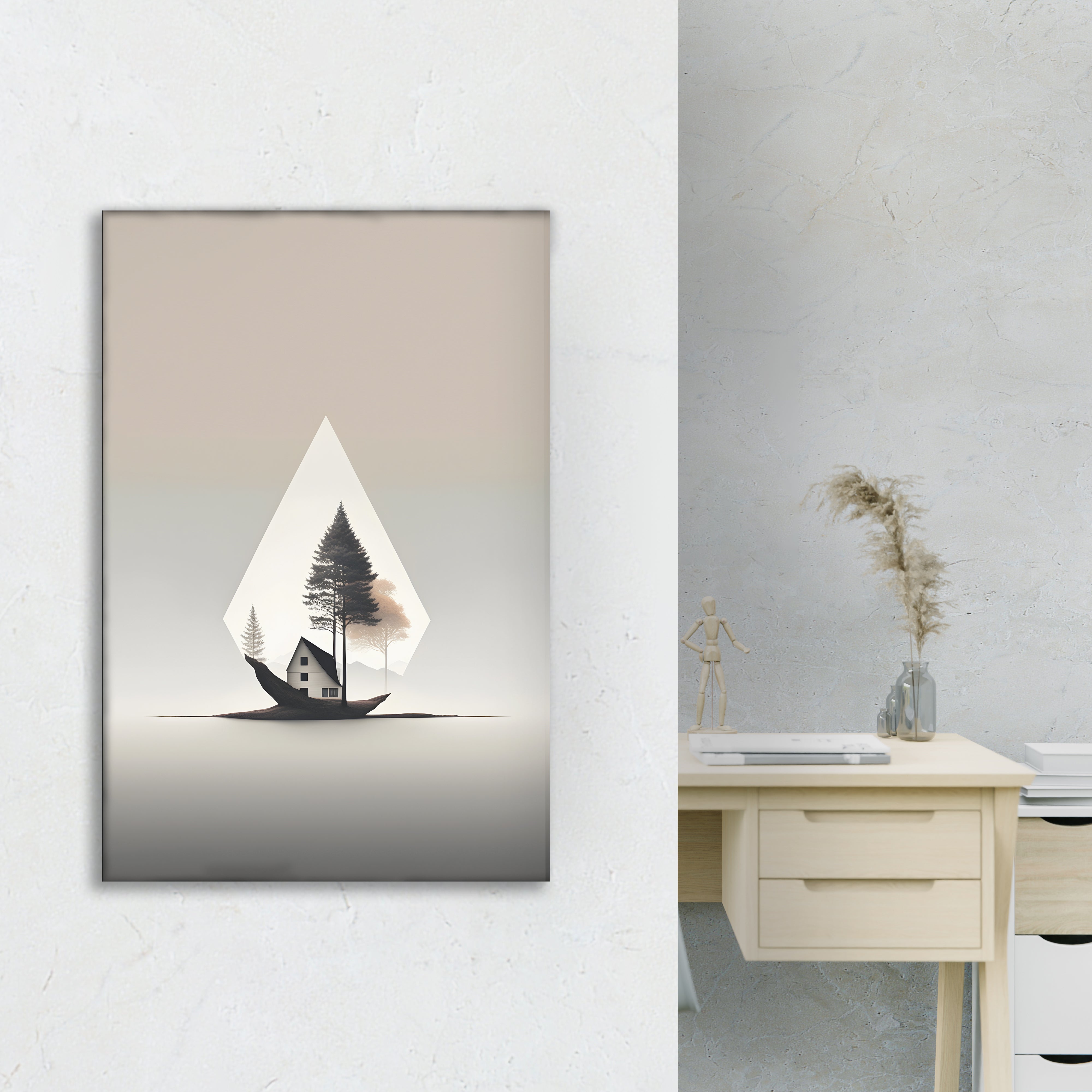 Diamond Nature Canvas Abstract Art.