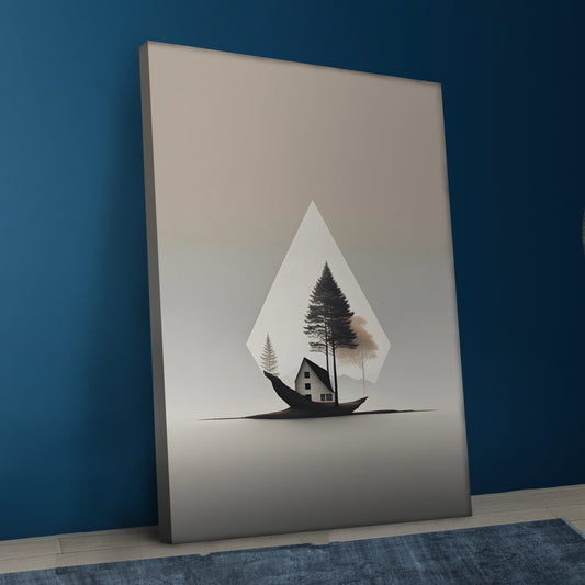 Diamond Nature Canvas Abstract Art.