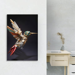 Kingfisher Bird Canvas Wall Art