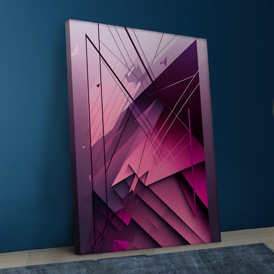 Colorful Shapes Canvas Abstract Art.