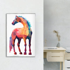 Colorful Horse Canvas Wall Art