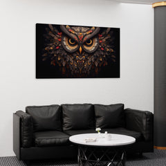 Mystic Owl Canvas Wall Art