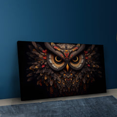 Mystic Owl Canvas Wall Art