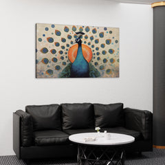 Beautiful Peacock Canvas Wall Art