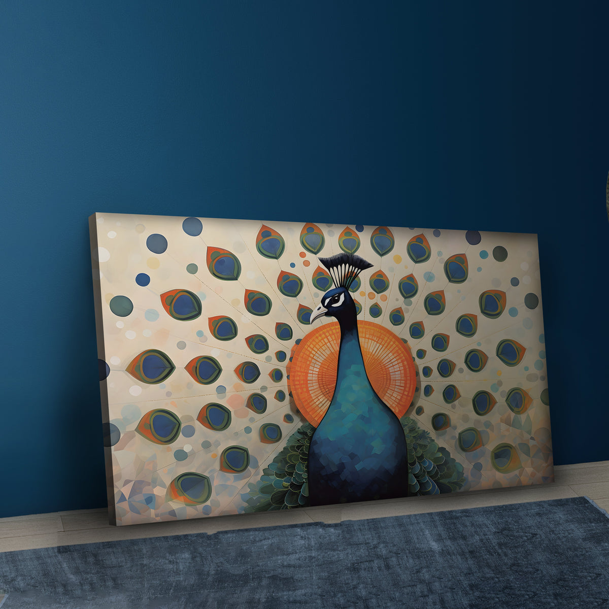 Beautiful Peacock Canvas Wall Art