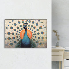 Beautiful Peacock Canvas Wall Art