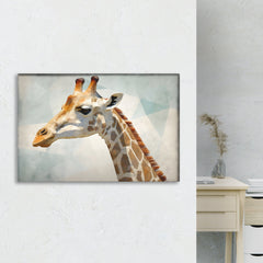 Giraffes Canvas Wall Art