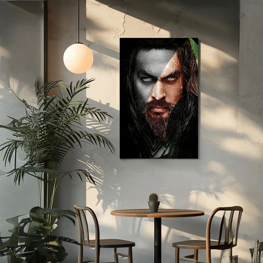 Aquaman Superhero Canvas Print - DC Comics Decor Art Prints - Epic Underwater Adventure Wall Art - King of Atlantis Home Decor Canvas Prints