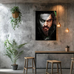 Aquaman Superhero Canvas Print - DC Comics Decor Art Prints - Epic Underwater Adventure Wall Art - King of Atlantis Home Decor Canvas Prints