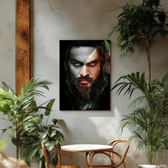 Aquaman Superhero Canvas Print - DC Comics Decor Art Prints - Epic Underwater Adventure Wall Art - King of Atlantis Home Decor Canvas Prints