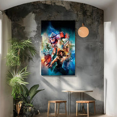 Aquaman Superhero Canvas Wall Art Prints - Oceanic Kingdom Decor Prints - DC Comics Print - Epic Underwater Scene for Home & Office Decor