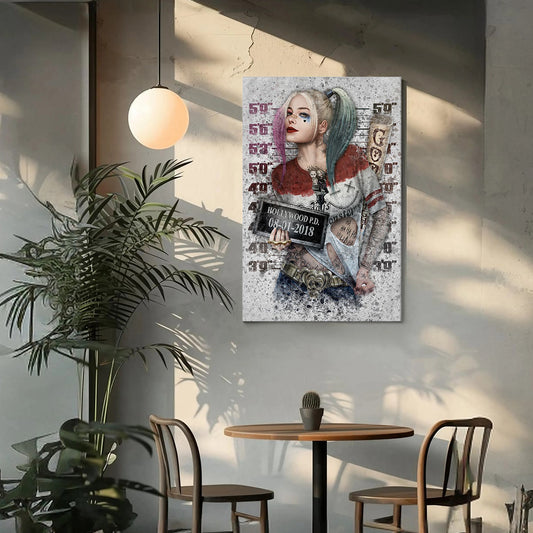 DC Comics Harley Quinn Canvas Wall Art: Perfect for Home & Office