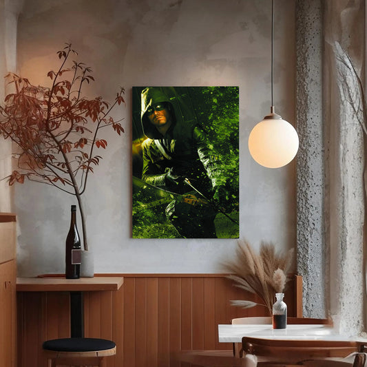 Green Arrow Superhero Canvas Prints: Dynamic Decor for Comic Lovers