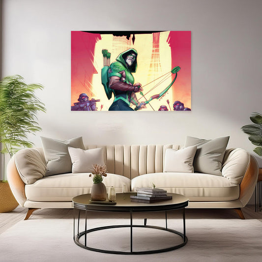 Green Arrow Canvas Wall Art: Bold, Modern Prints for DC Comics Fans