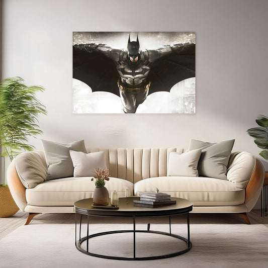 Batman Canvas Wall Art for Living Room – Bold Comic Style Prints