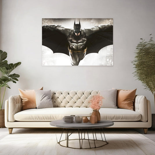 Batman Canvas Wall Art for Living Room – Bold Comic Style Prints