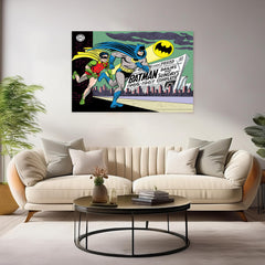 Batman Canvas Wall Art for Office & Home – Perfect for DC Fans