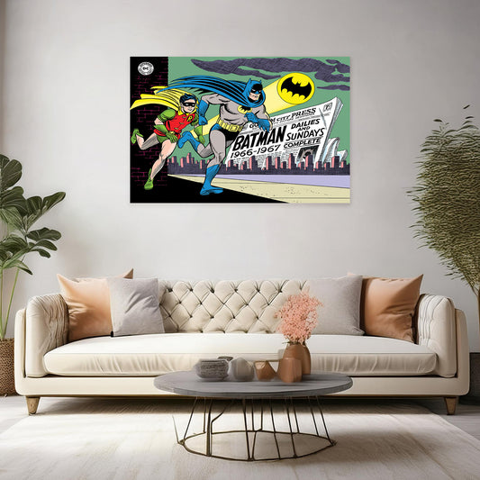 Batman Canvas Wall Art for Office & Home – Perfect for DC Fans