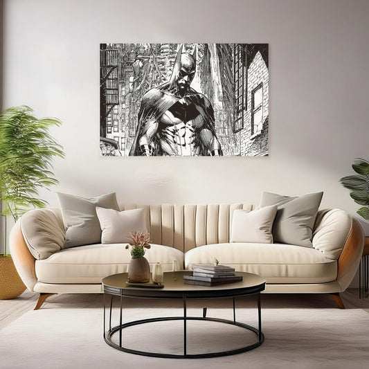 Batman Canvas Wall Art: Legendary Superhero Decor for Your Space