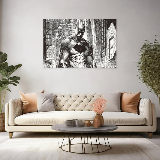 Batman Canvas Wall Art: Legendary Superhero Decor for Your Space