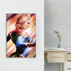 Captain Marvel Canvas Wall Art